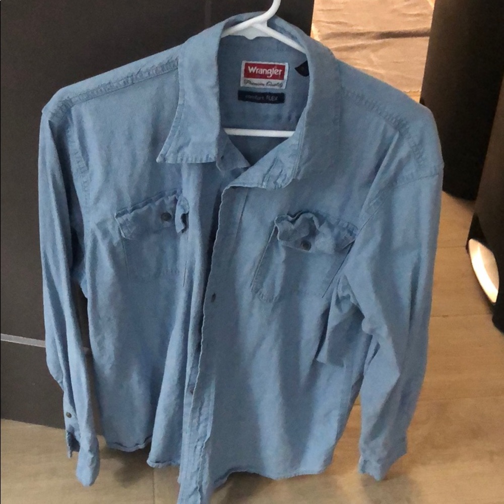 Men’s jean button down